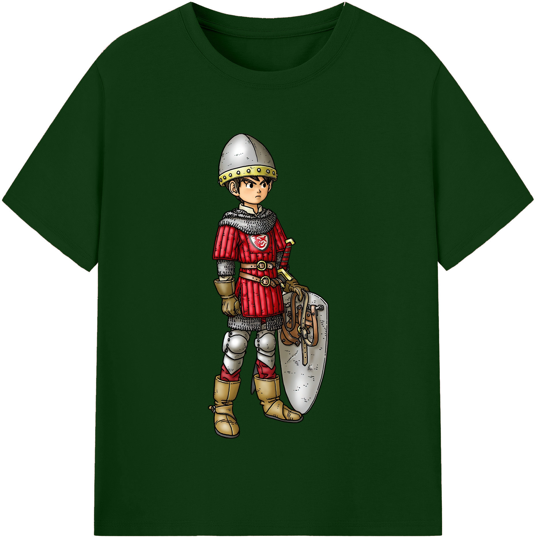（画像用） ドラゴンクエスト Doragon Kuesuto Dragon Quest 綿100％半袖Tシャツ（フロントプリント）